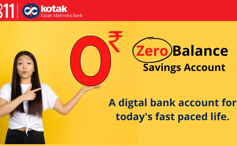 kotak 811 account zero balance savings