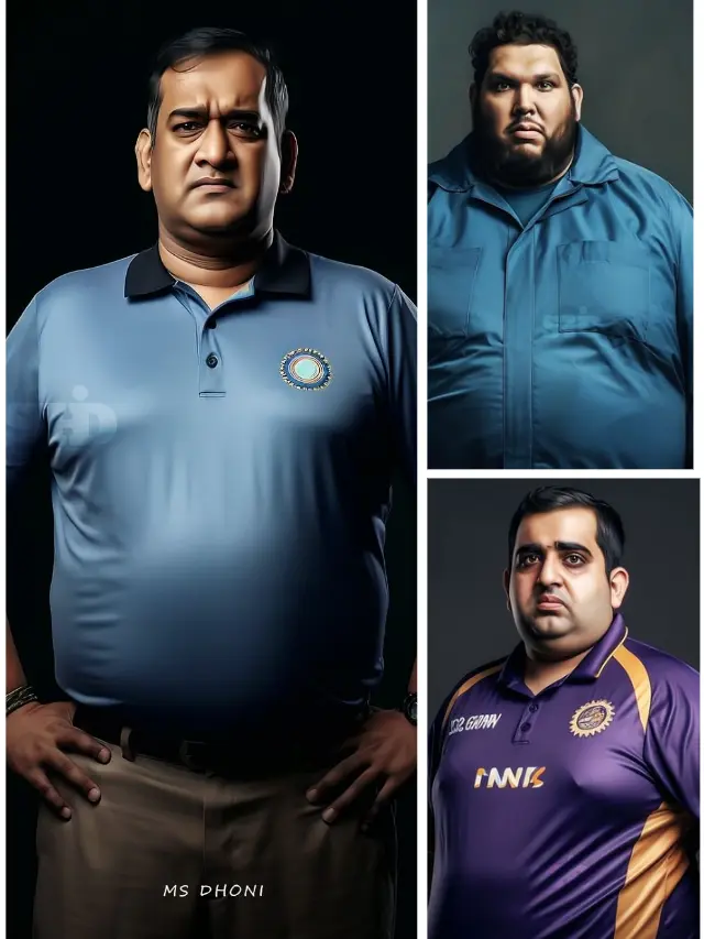 AI Photos : अगर तोंद होती तो ये भारतीय क्रिकेटर ऐसे दिखते